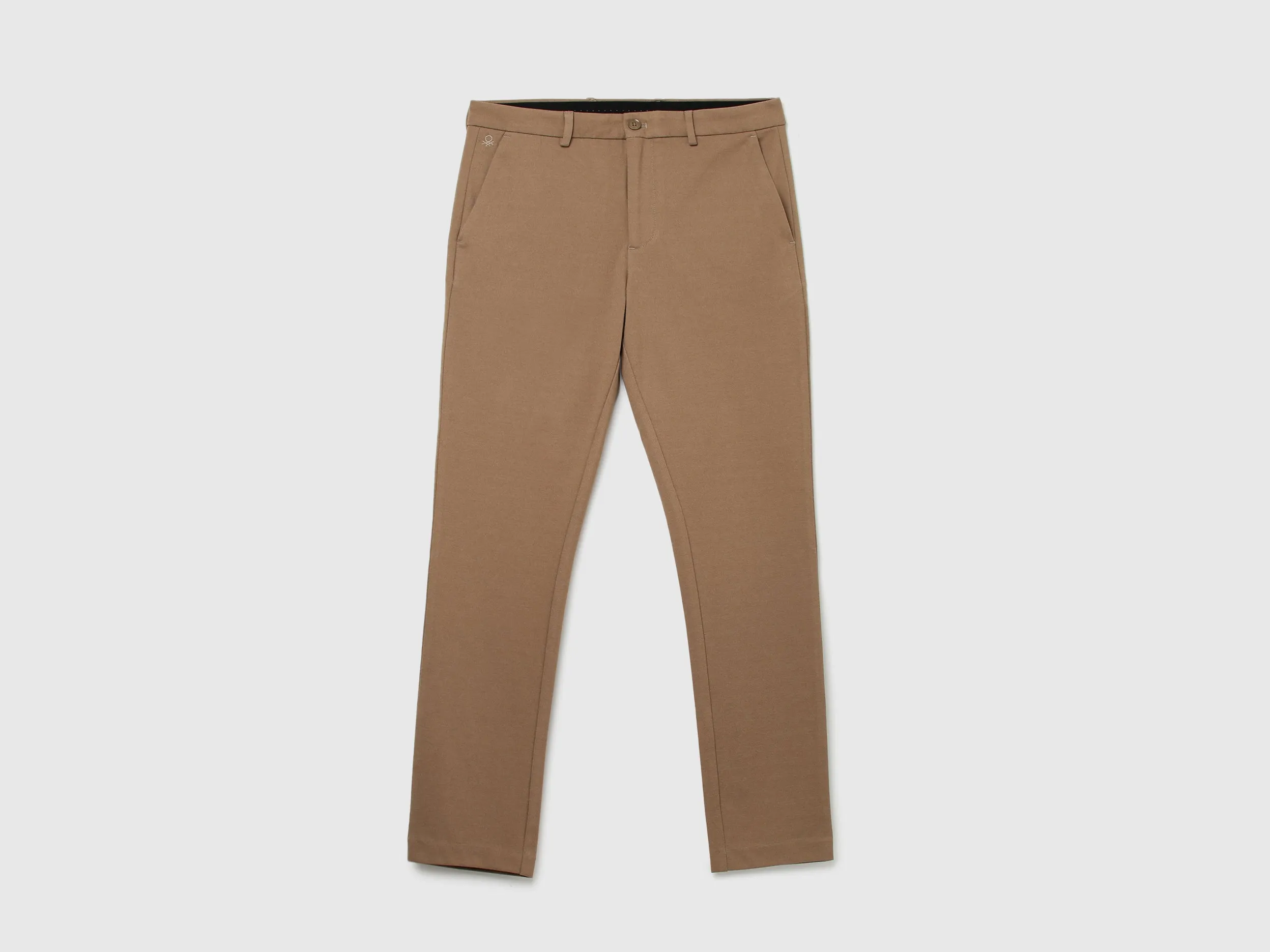 Men Textured Slim Fit Trousers