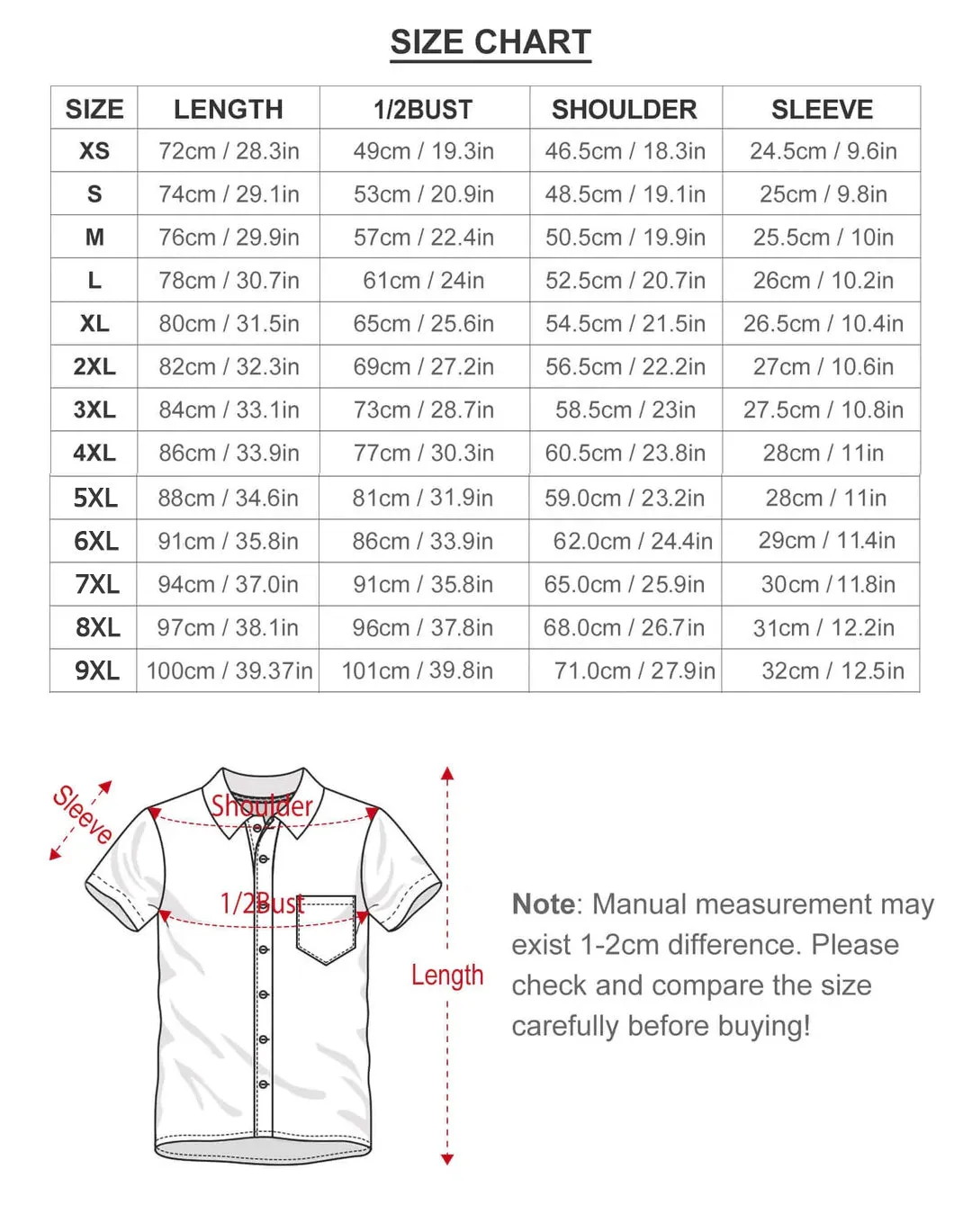 Men's Casual Striped Button Up Short Sleeve Shirt