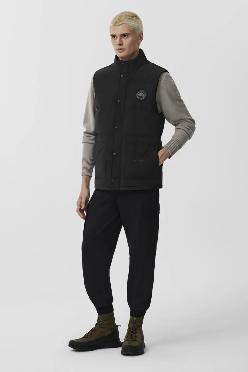 Mens Freestyle Crew Vest - Black Label-Black-2054MB