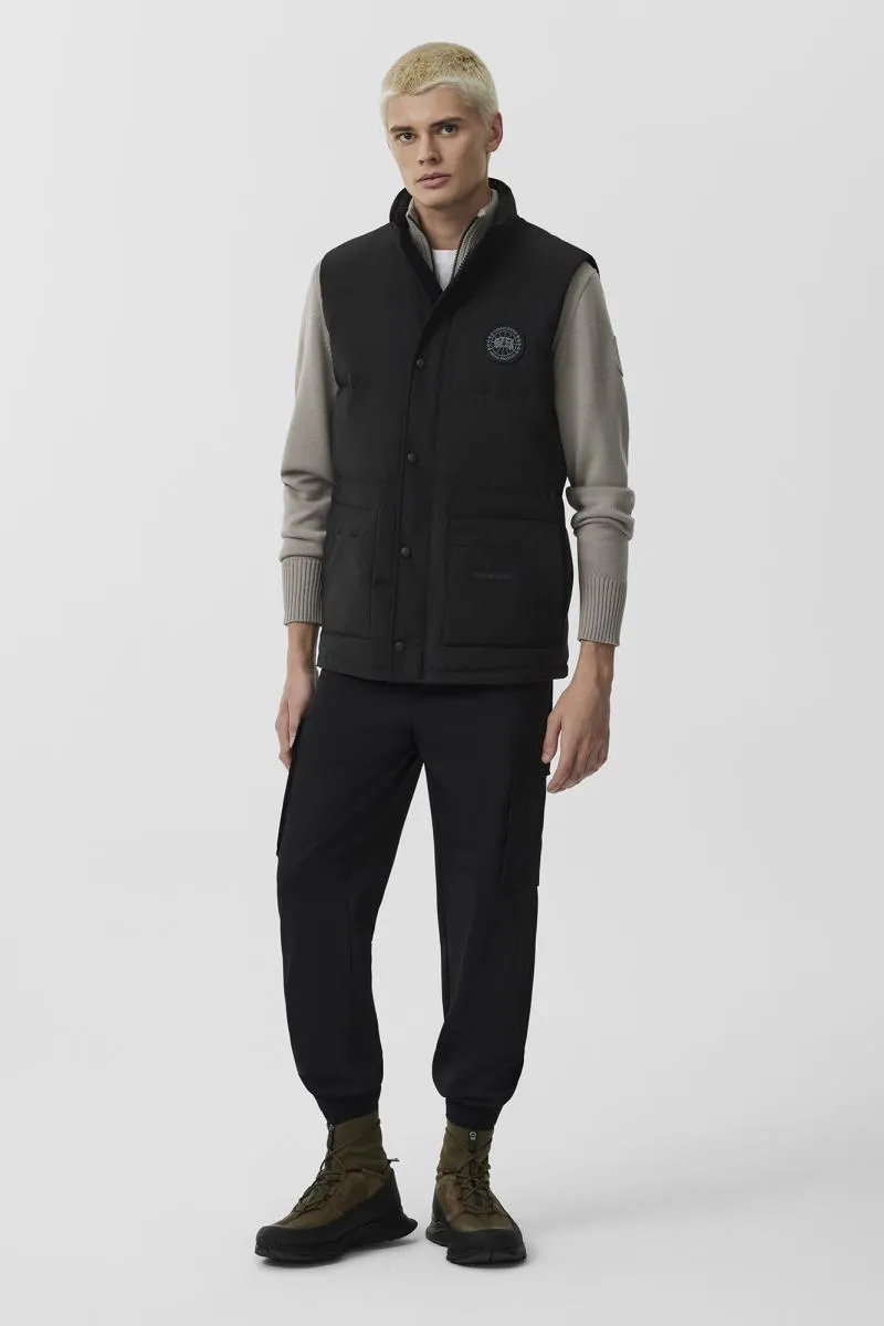 Mens Freestyle Crew Vest - Black Label-Black-2054MB