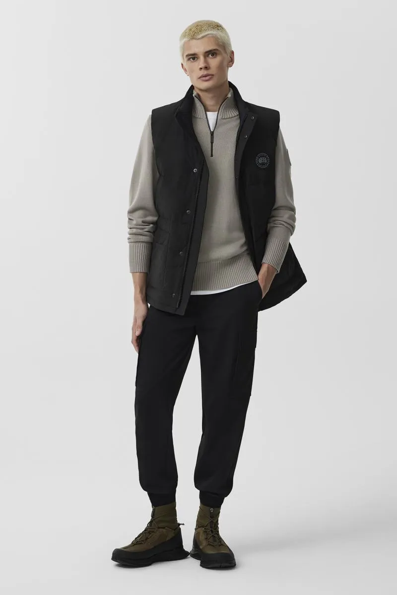Mens Freestyle Crew Vest - Black Label-Black-2054MB