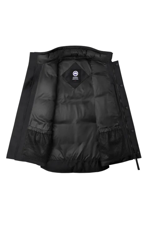 Mens Garson Vest Wool Carbon Melange-4151M1
