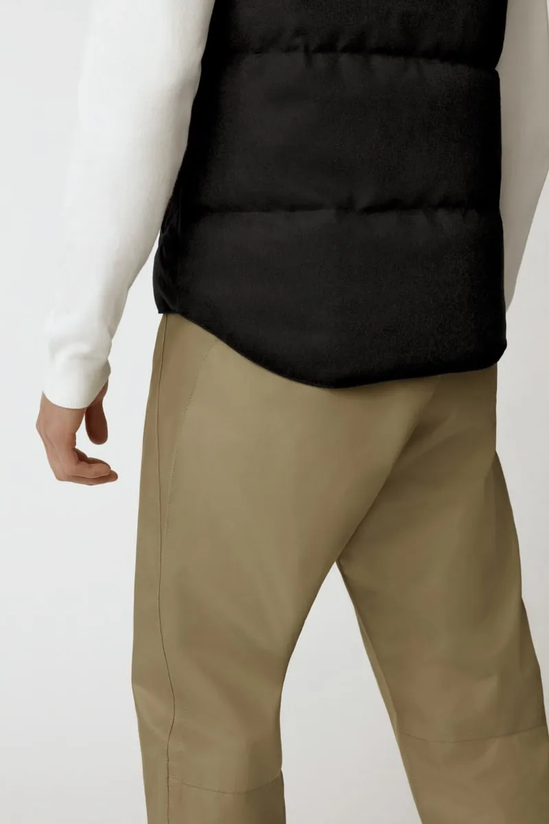 Mens Garson Vest Wool Carbon Melange-4151M1