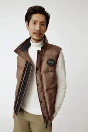 Mens Garson Vest Wool Quicksand Melange-4151M1