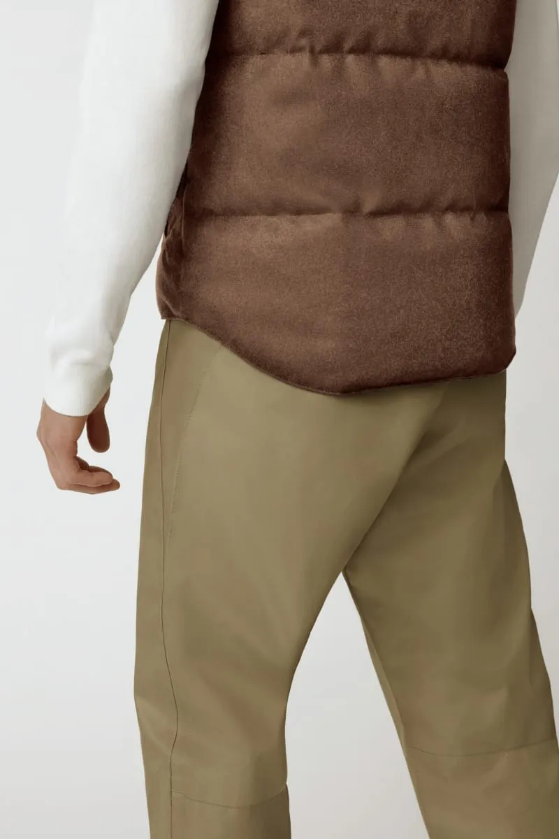 Mens Garson Vest Wool Quicksand Melange-4151M1