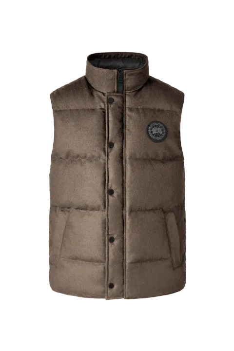 Mens Garson Vest Wool Quicksand Melange-4151M1