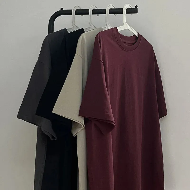 Men's Round Neck Cotton Short Sleeves T-Shirts