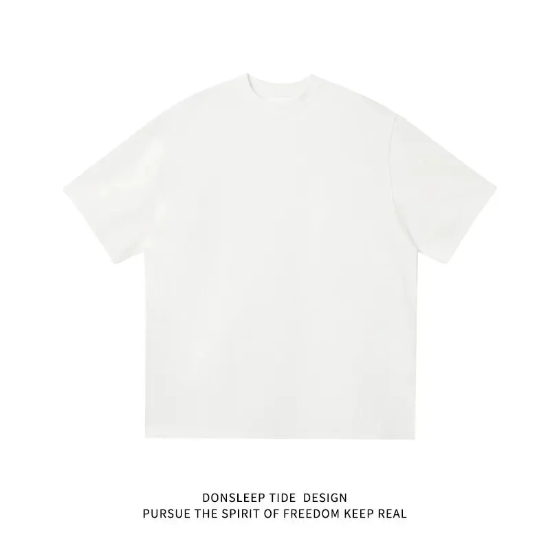 Men's Round Neck Cotton Short Sleeves T-Shirts