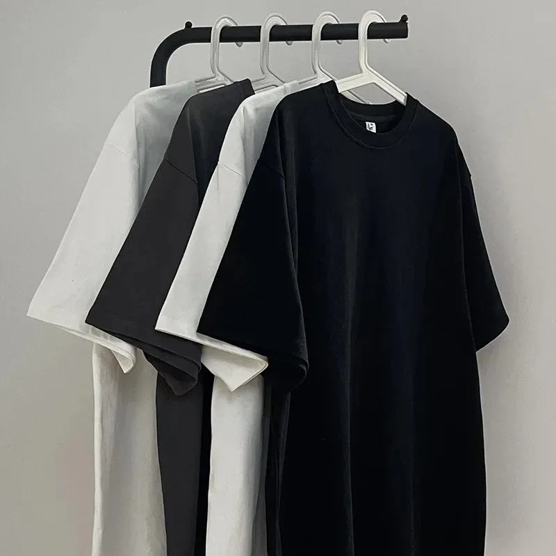 Men's Round Neck Cotton Short Sleeves T-Shirts