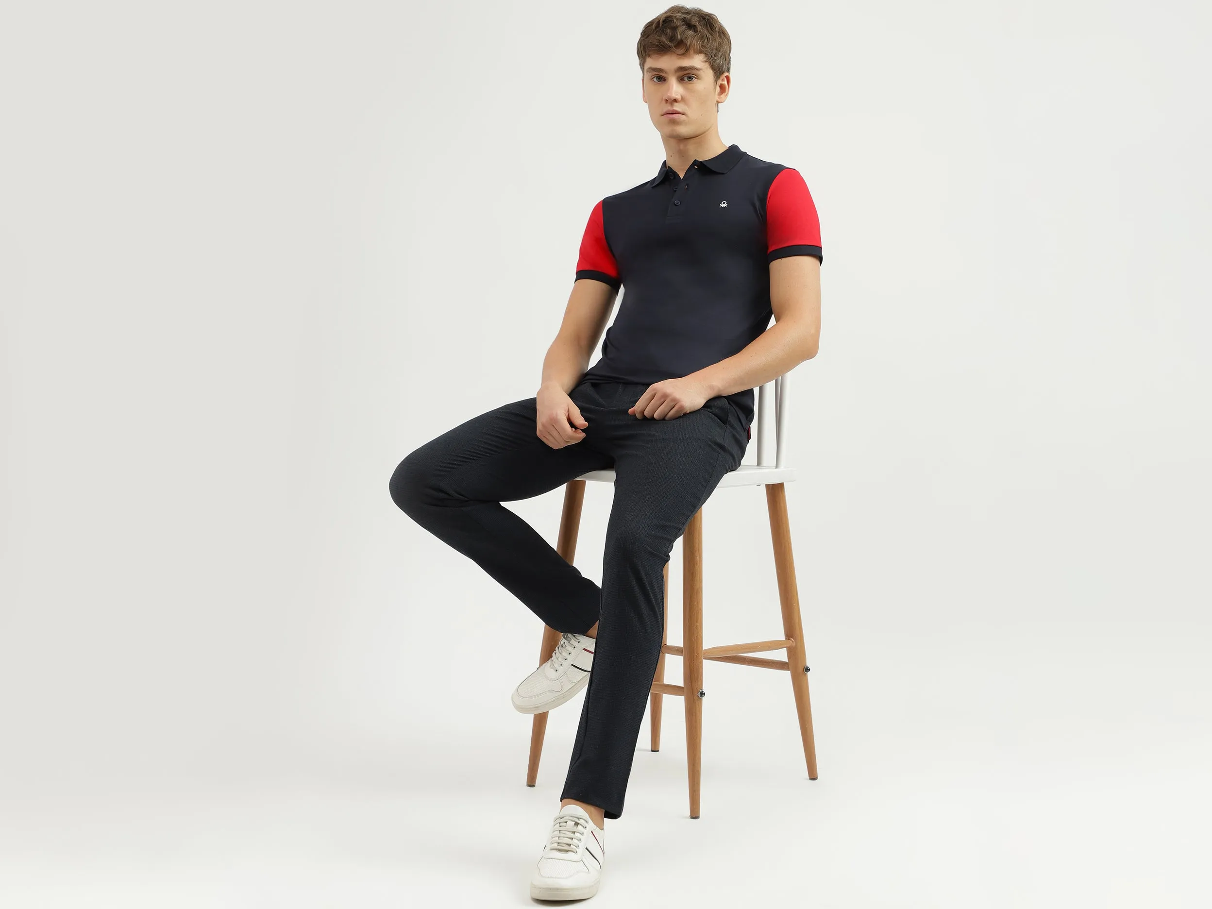 Men's Solid Relaxed Fit Trousers