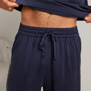 Men's Washable Silk Short Set