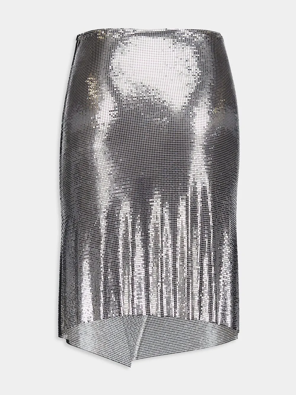 Mesh midi skirt