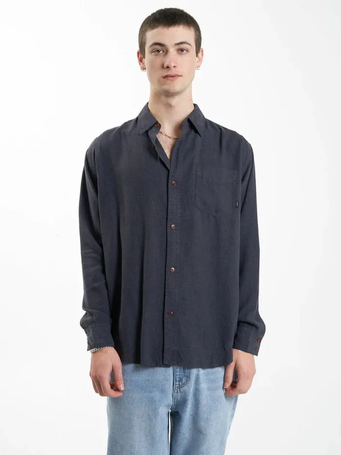 Minimal L/S  Shirt Slate