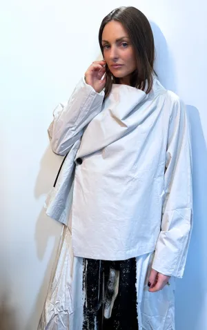 Moyury Short Relaxed Jacket in Grey 241640