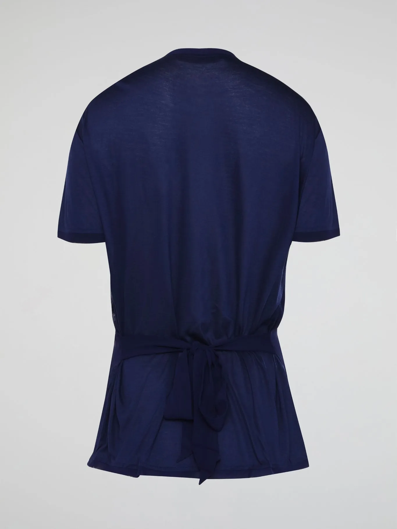 Navy Oversized Sequin Top