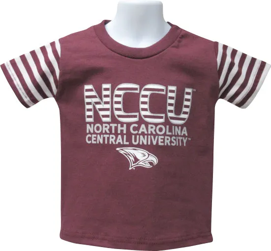 NCCU Stripe Sleeve Tee