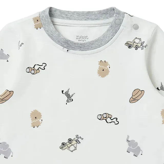 Nest Designs Organic Cotton Long Sleeves Pajama Set