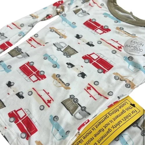 On The Road Again Long Sleeve Pajama Set