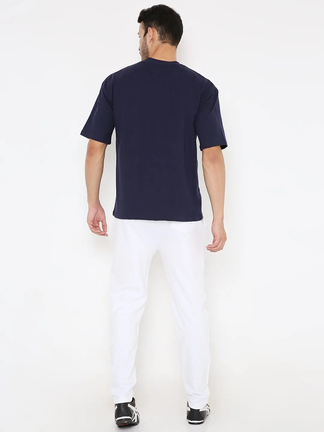 Oversized T-shirt - Blue Cage