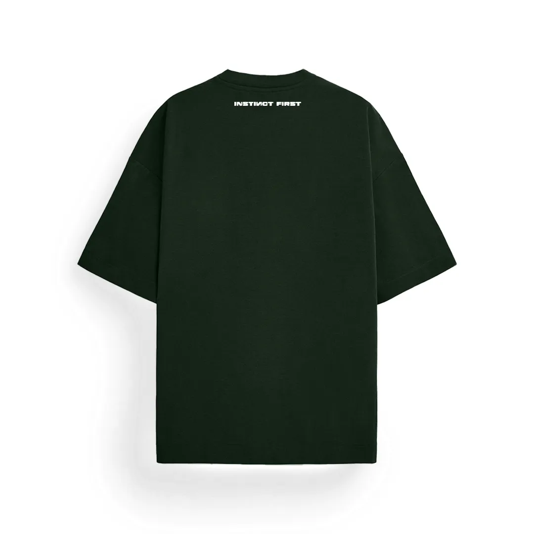 Oversized T-Shirt - Safari Kombu