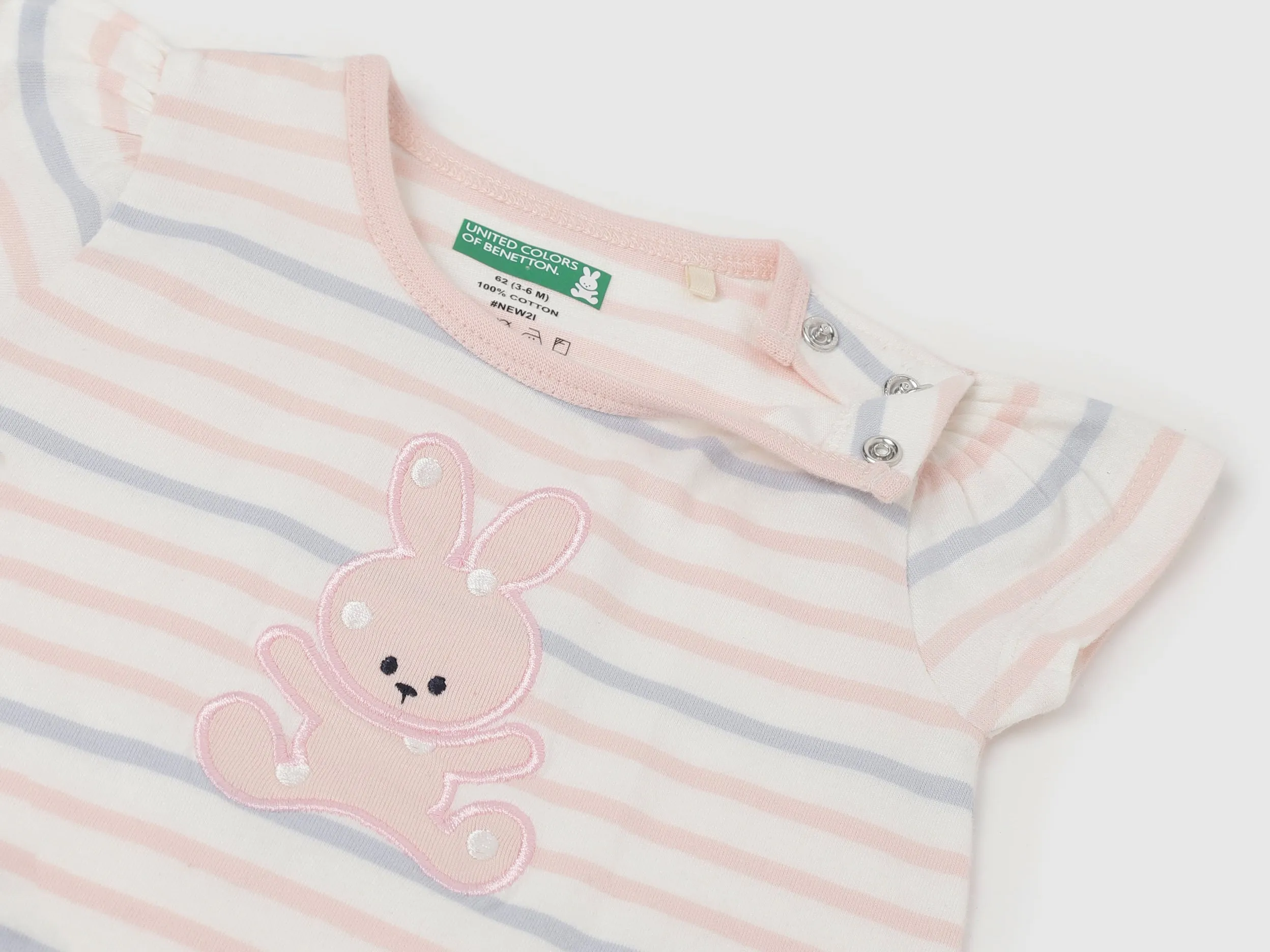 Pack of 2 Regular Fit Round Neck Printed Baby T-Shirts