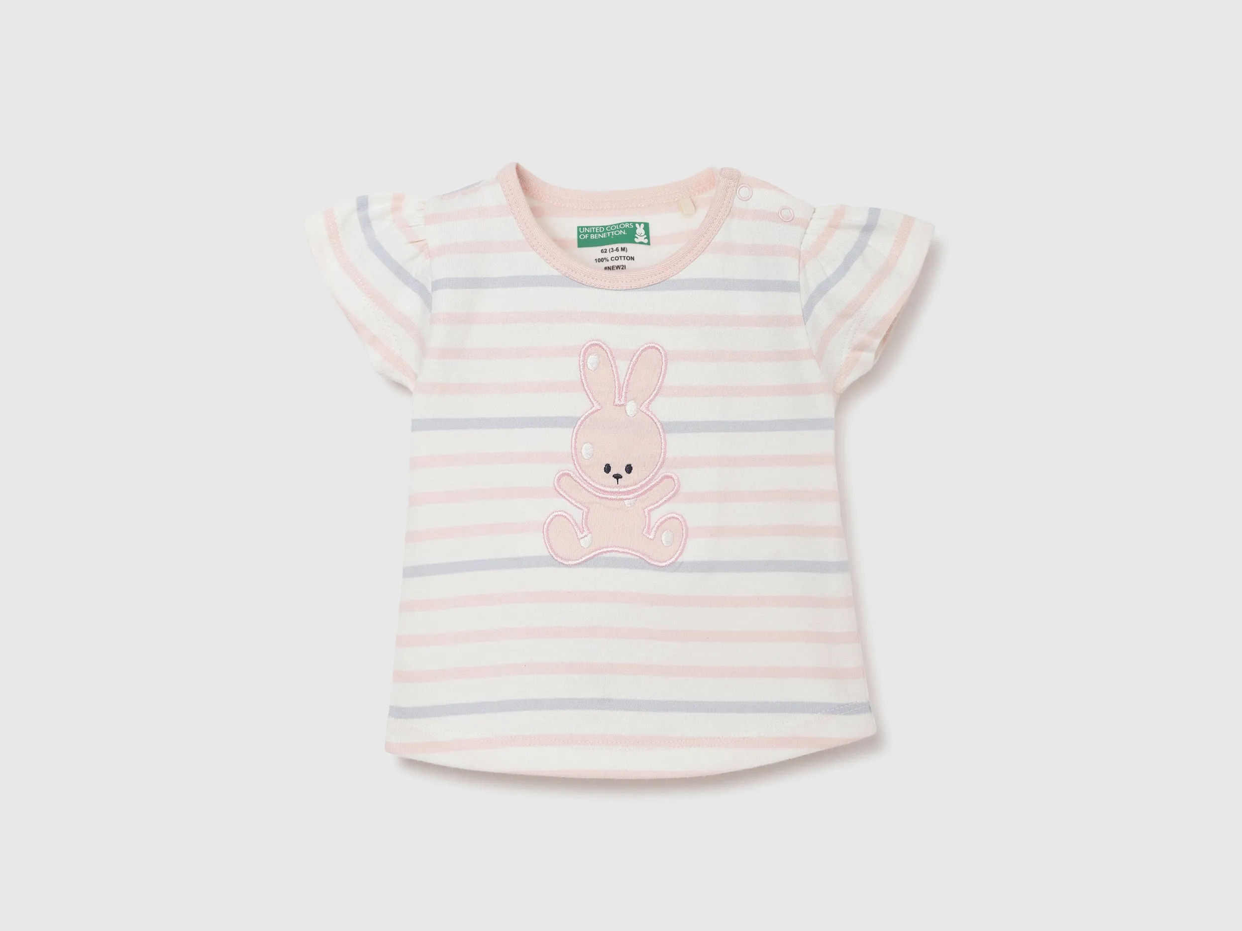 Pack of 2 Regular Fit Round Neck Printed Baby T-Shirts