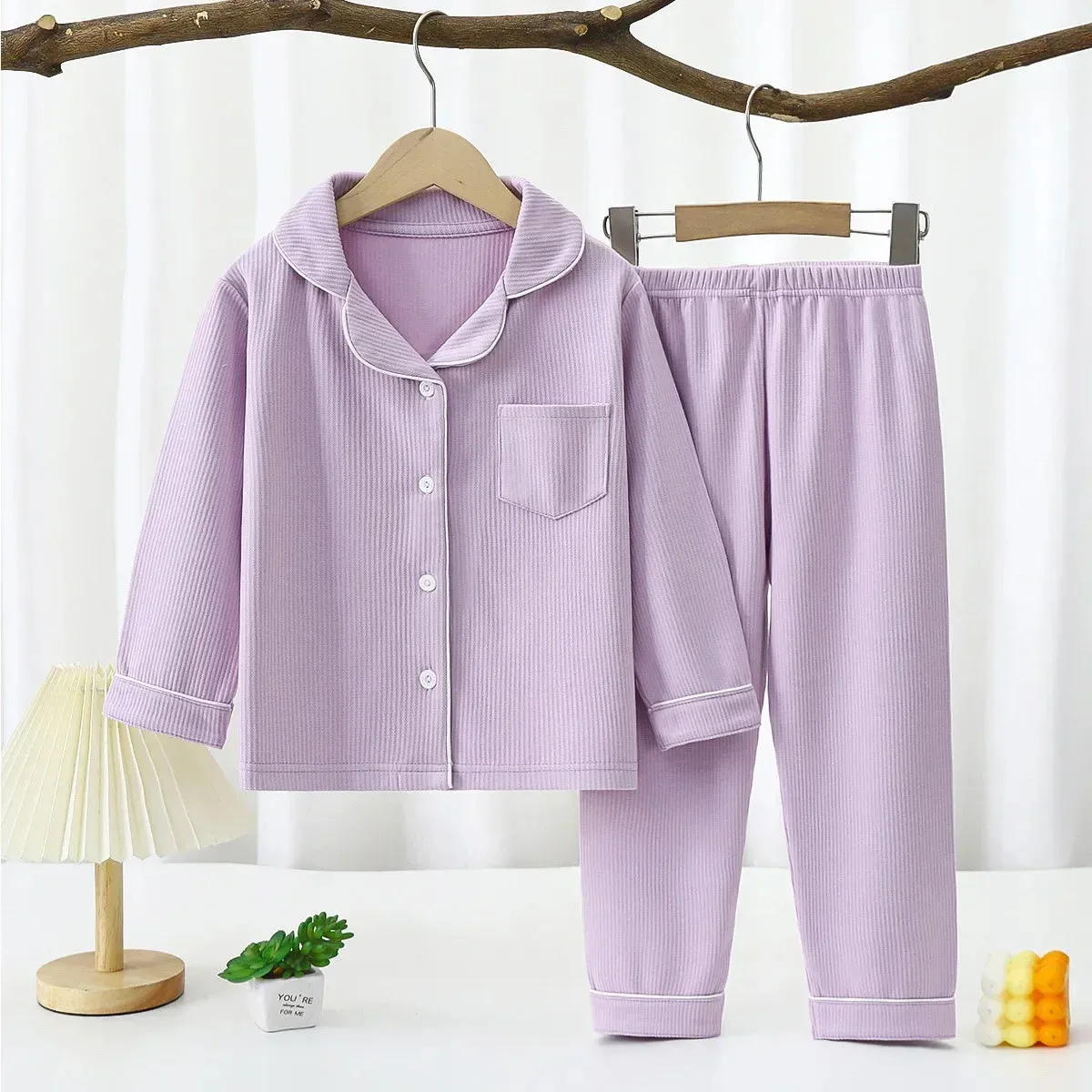 Pastel Long Sleeve Pajamas