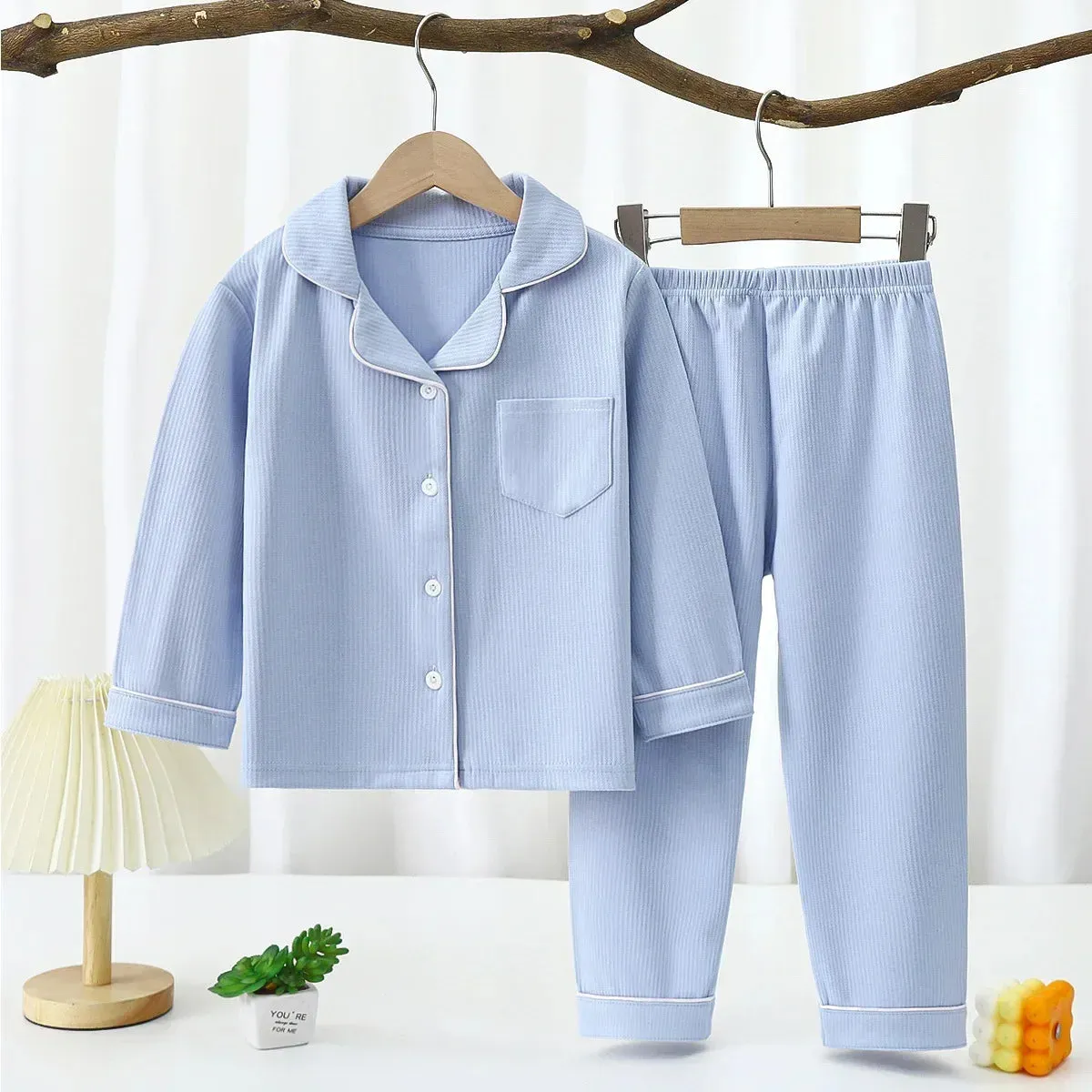 Pastel Long Sleeve Pajamas