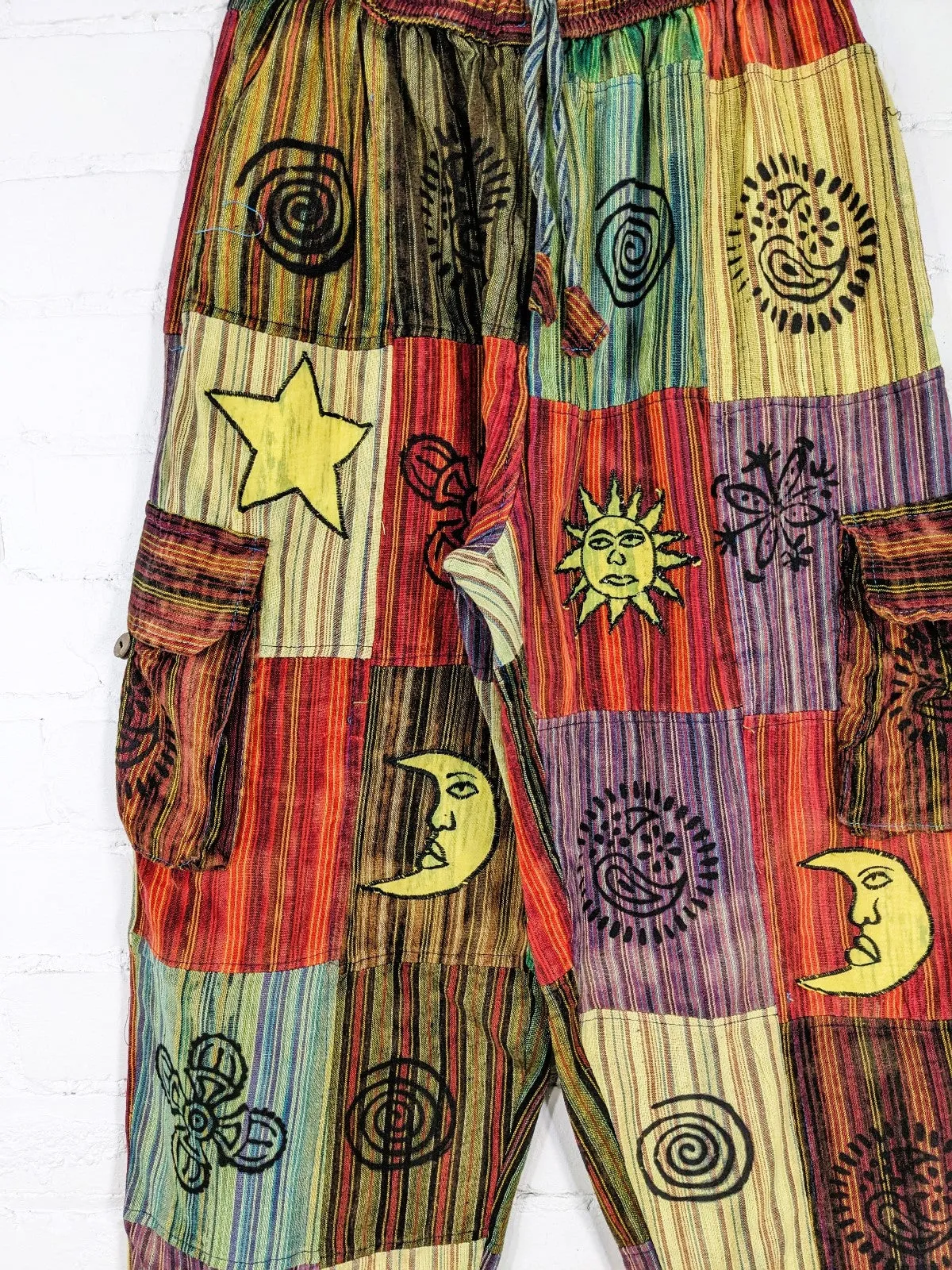 Patchwork Cargo Trousers