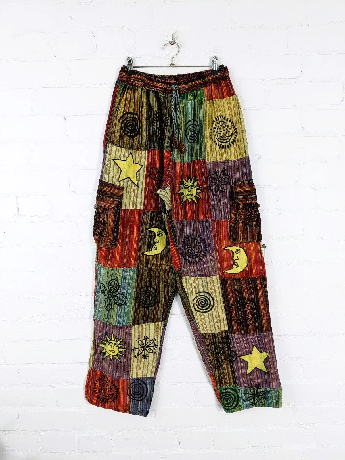 Patchwork Cargo Trousers