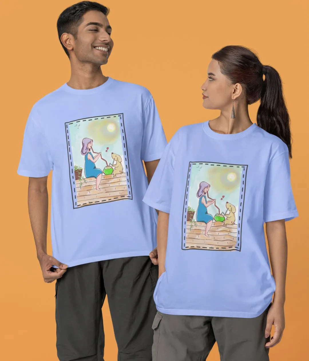 Paws & Paradise - Terry Oversized T-Shirt