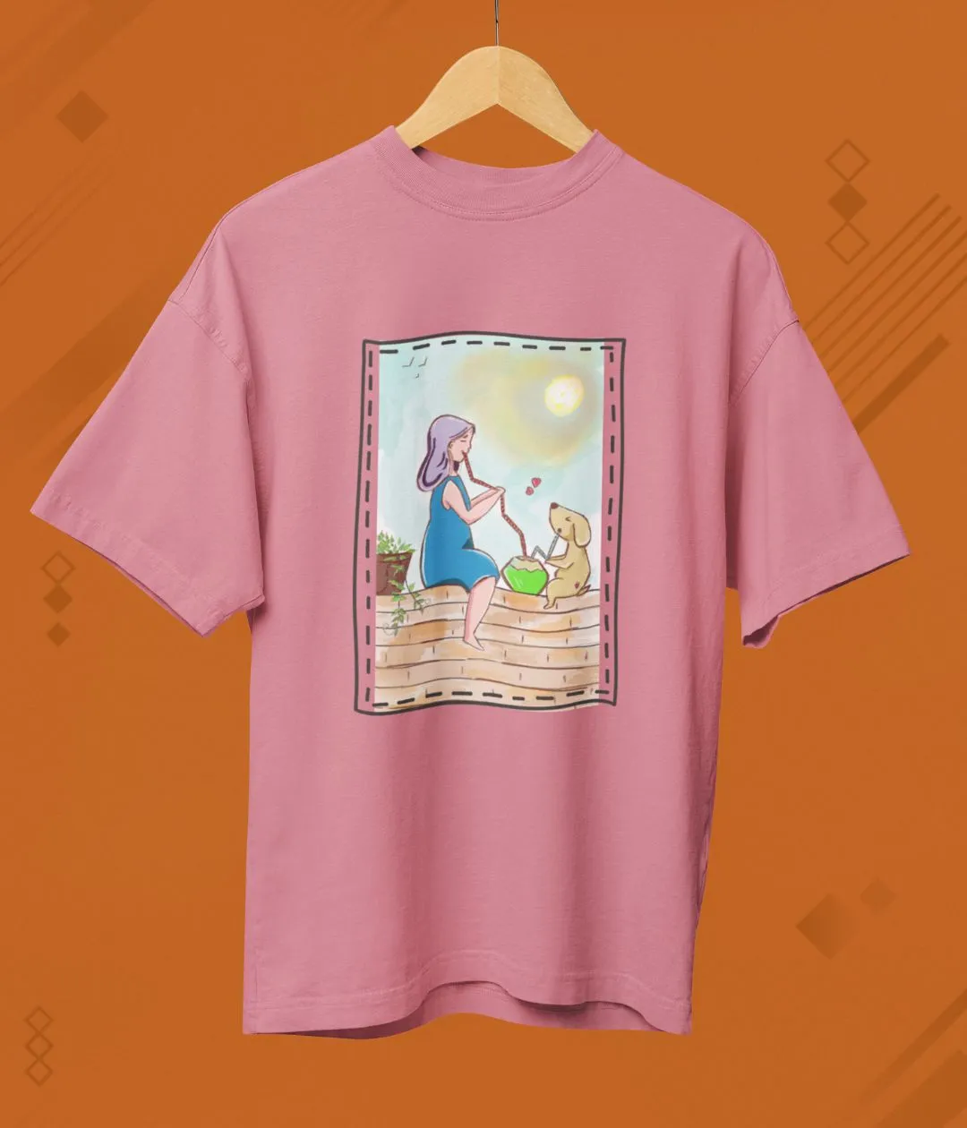 Paws & Paradise - Terry Oversized T-Shirt