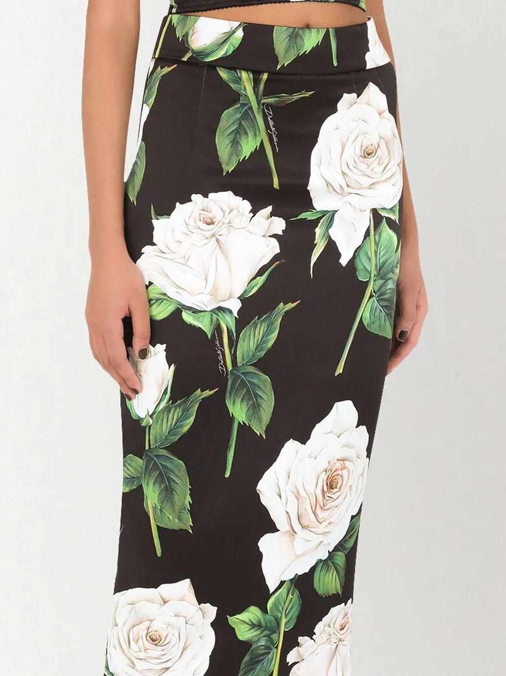 Pencil midi skirt
