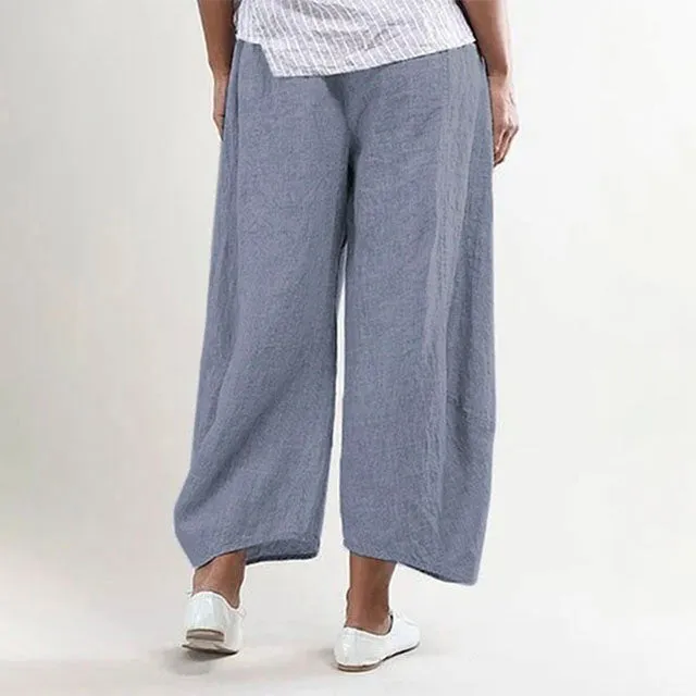 Persefone® | Comfortable Summer Linen Trousers For Women