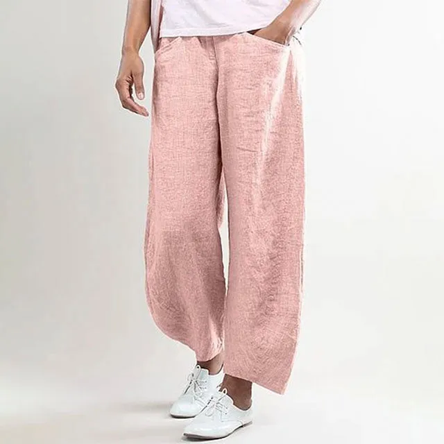 Persefone® | Comfortable Summer Linen Trousers For Women