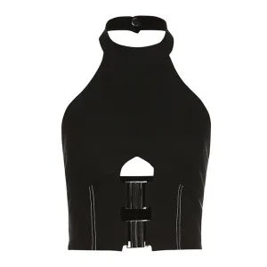 Personality Halter Strap Vest
