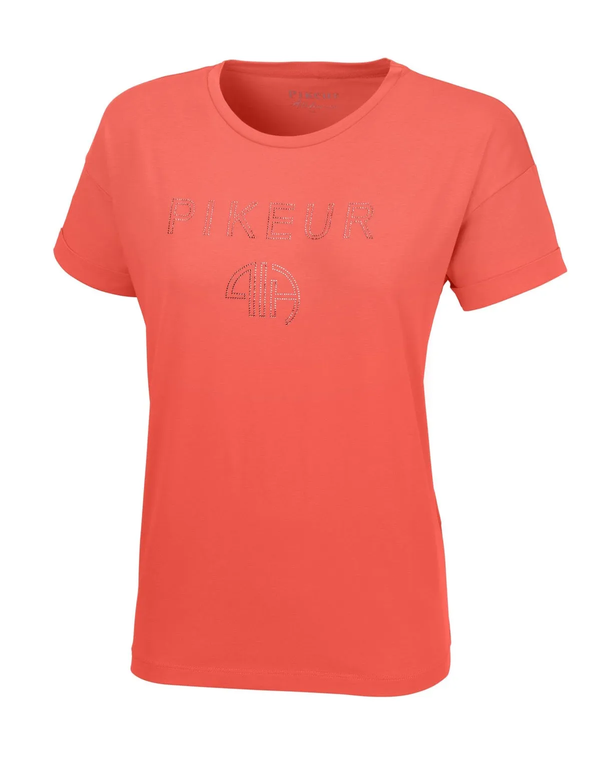 Pikeur Tiene t-shirt in Coral Red