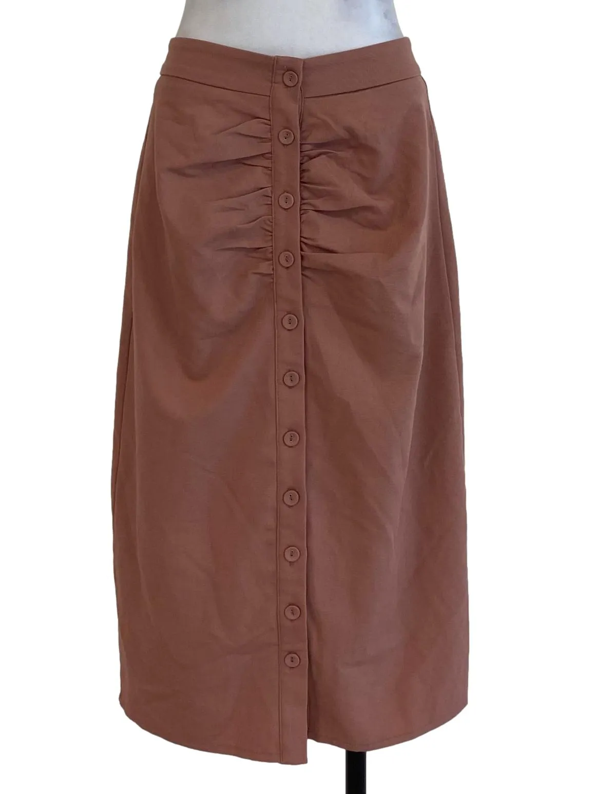 Pink Buttoned Down Skirt