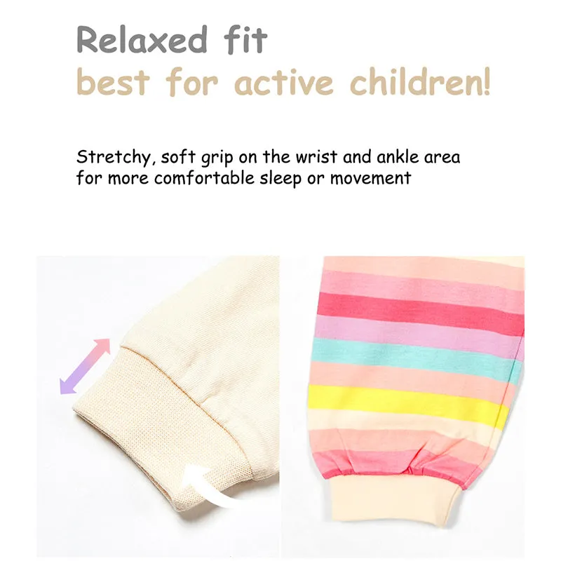 Pink Checked Meow Sleep Set (Comfy-Fit) 2308U05