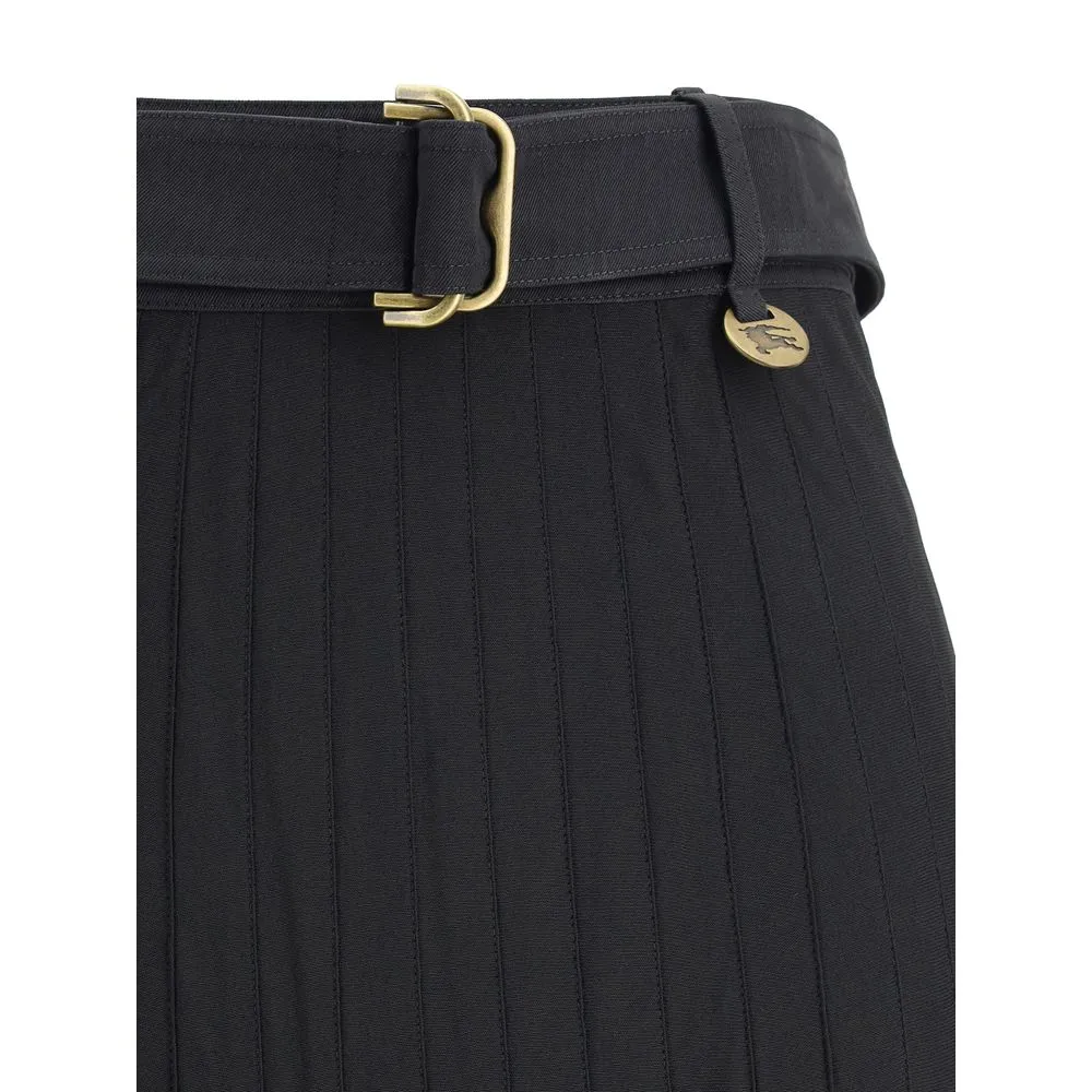 Pleated midi Skirt