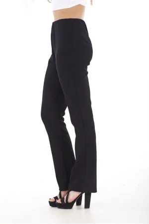 Plus Size Bootleg Ribbed Trouser