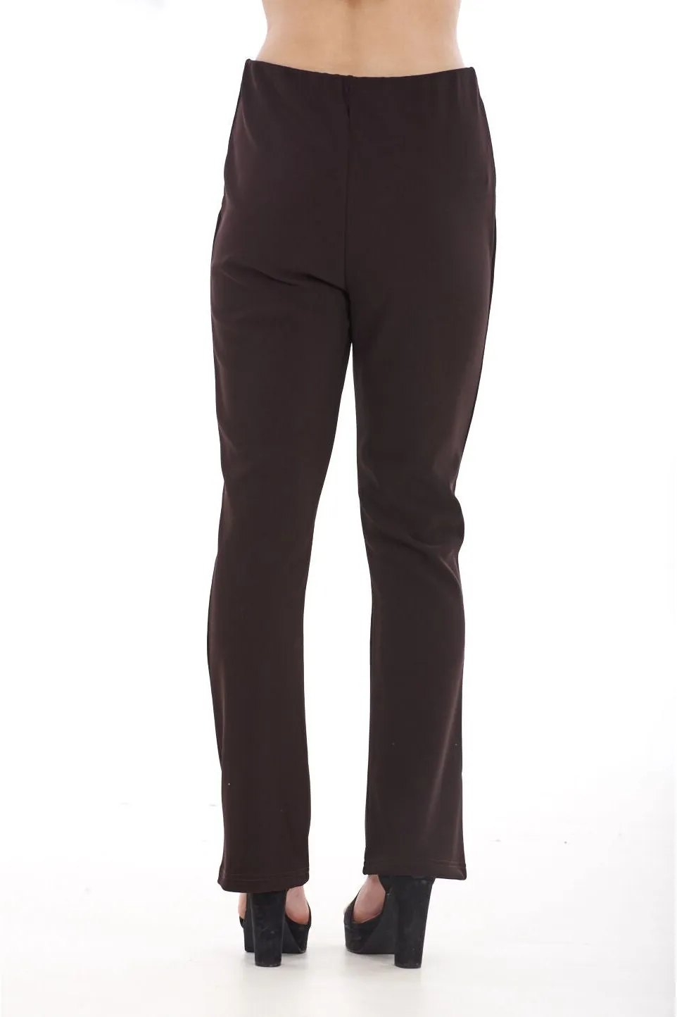 Plus Size Bootleg Ribbed Trouser
