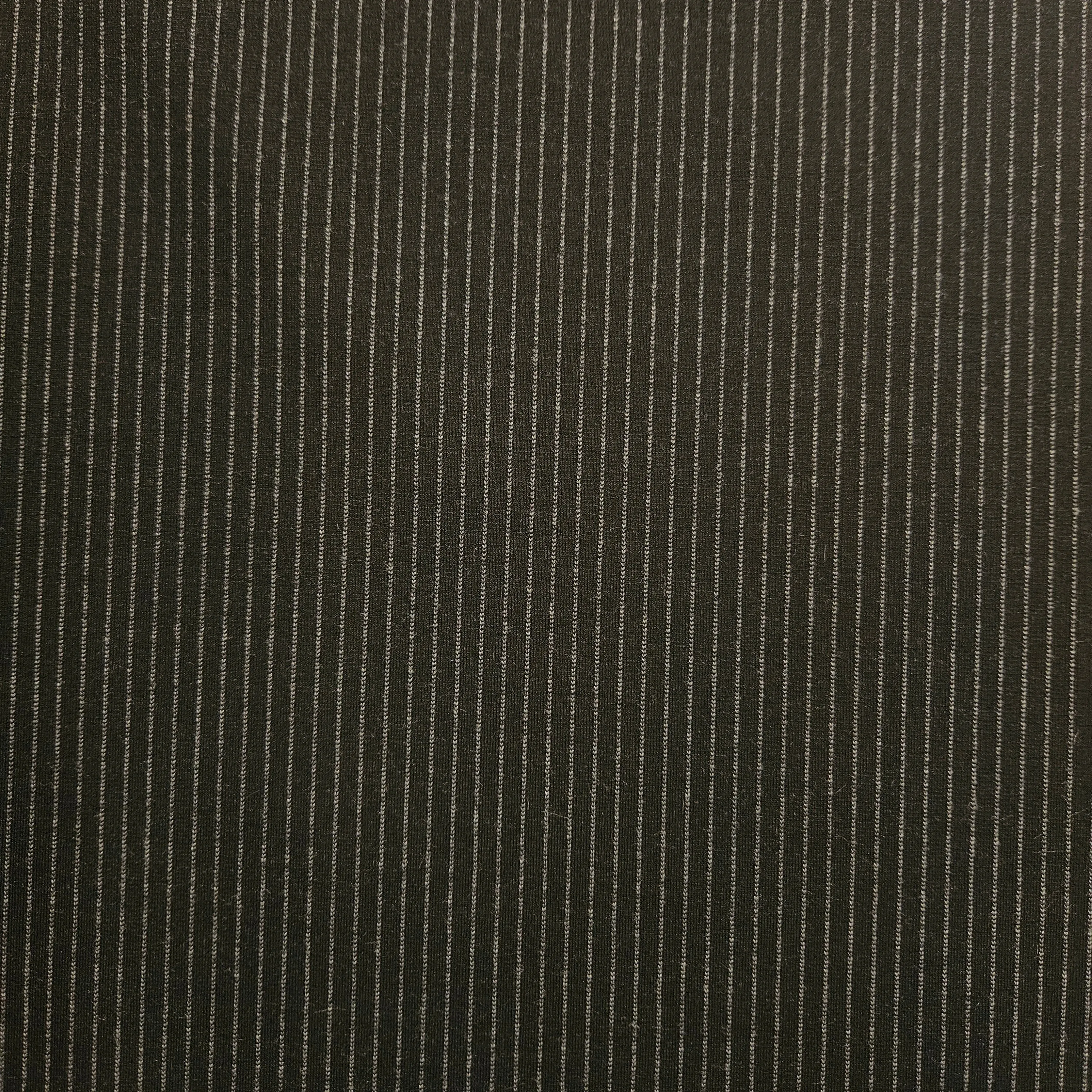 Ponte Black Stripe Knit