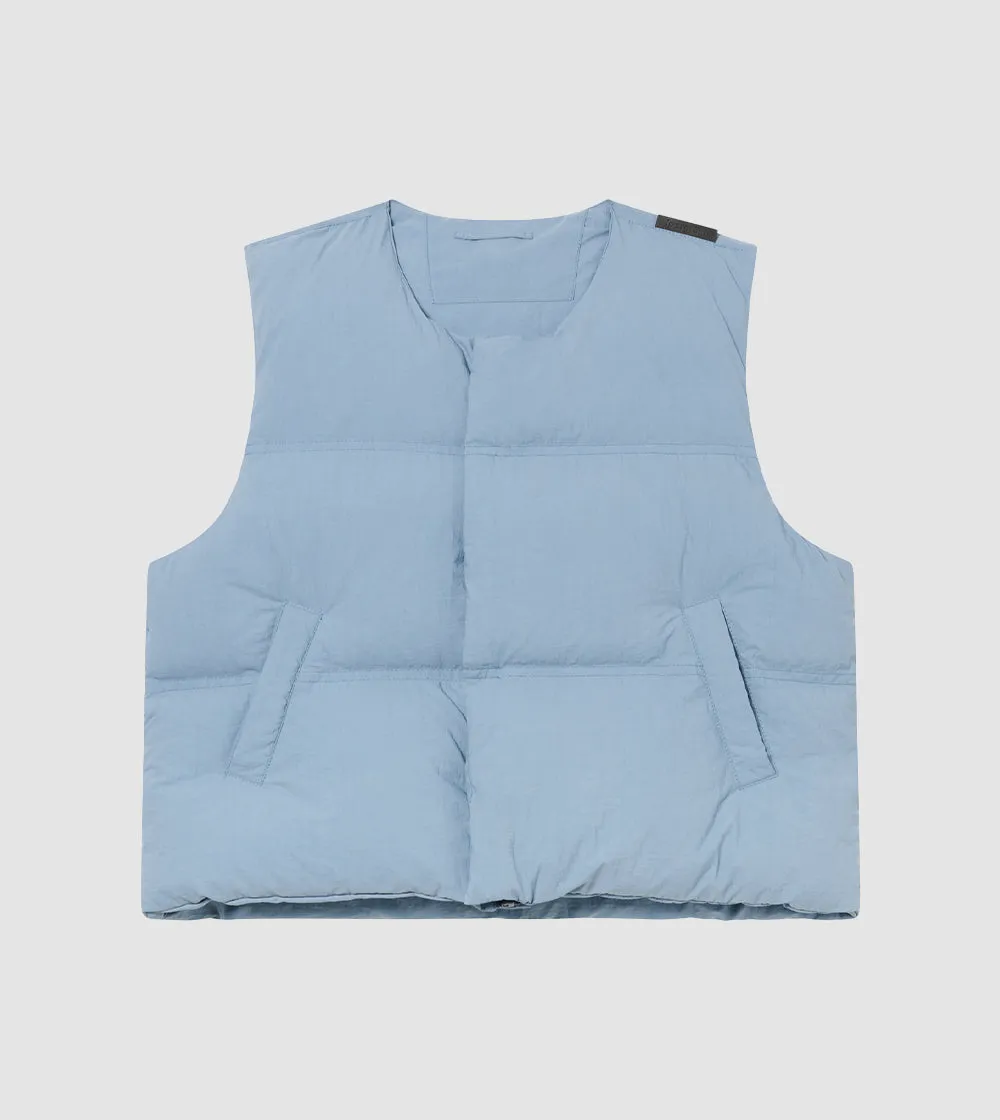 Puffer Vest Off Blue