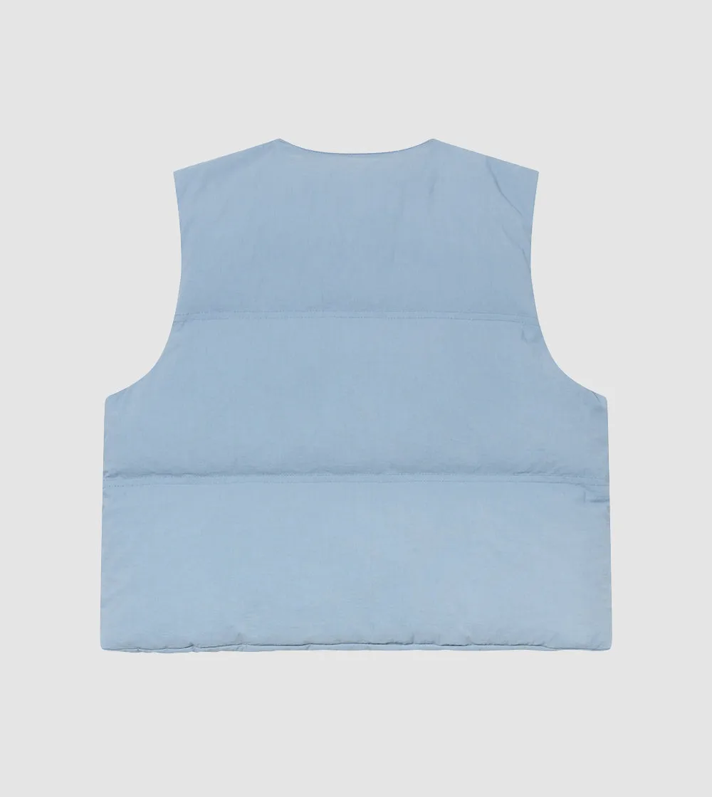Puffer Vest Off Blue