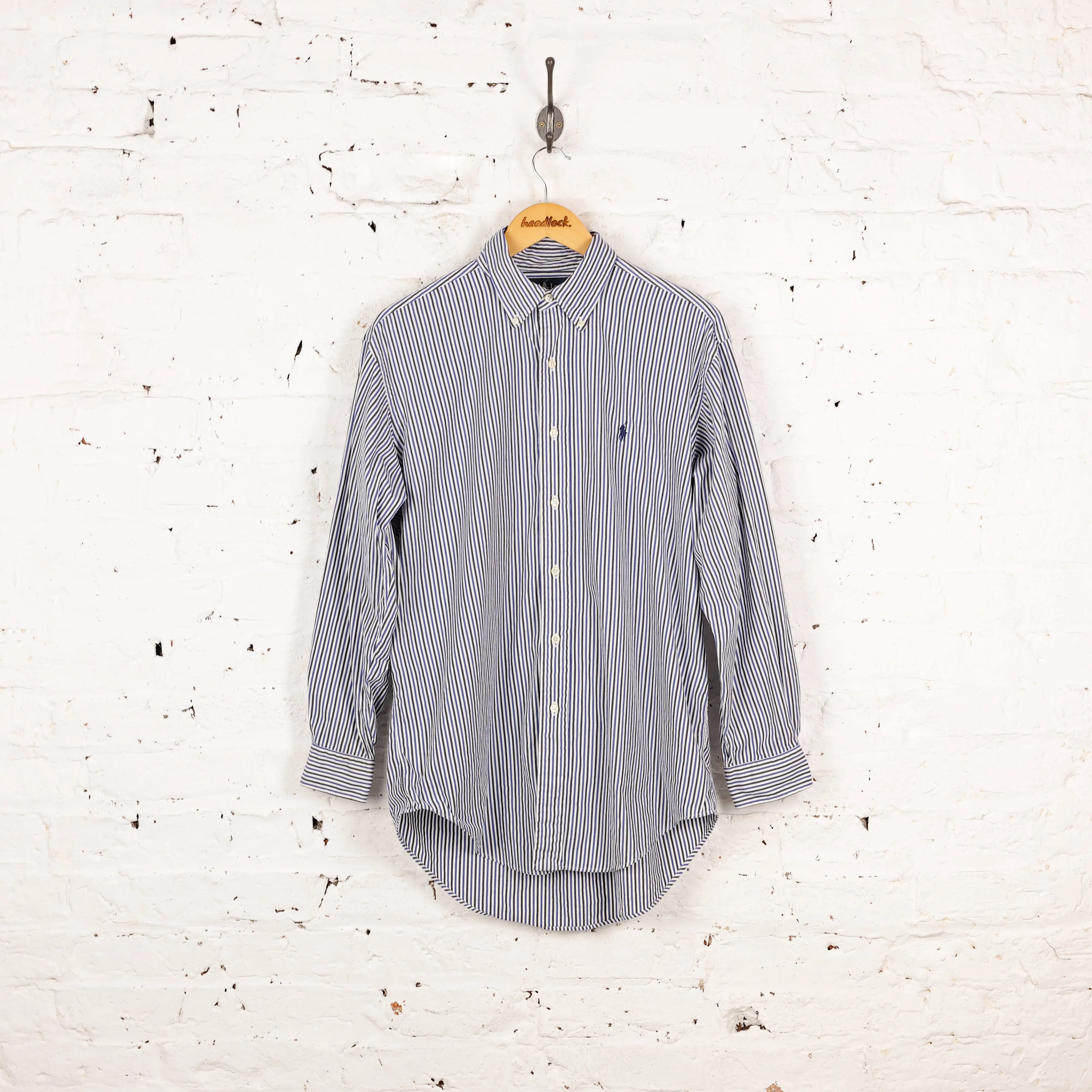 Ralph Lauren Yarmouth Striped Shirt - Blue - L