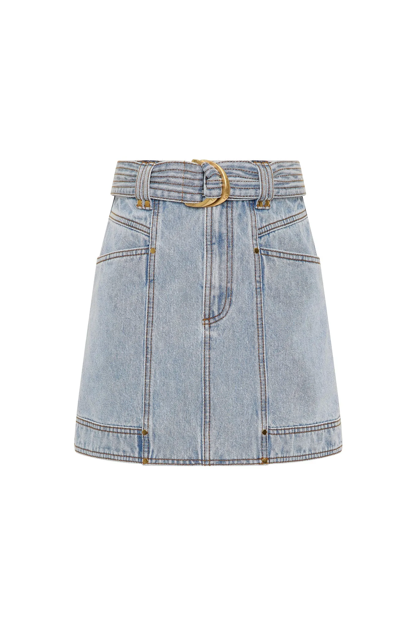 Ray Denim Mini Skirt