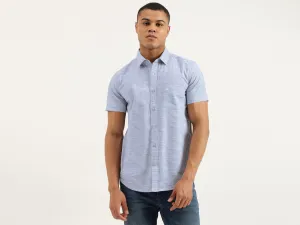 Regular Fit Spread Collar Striped Shirts