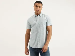 Regular Fit Spread Collar Striped Shirts