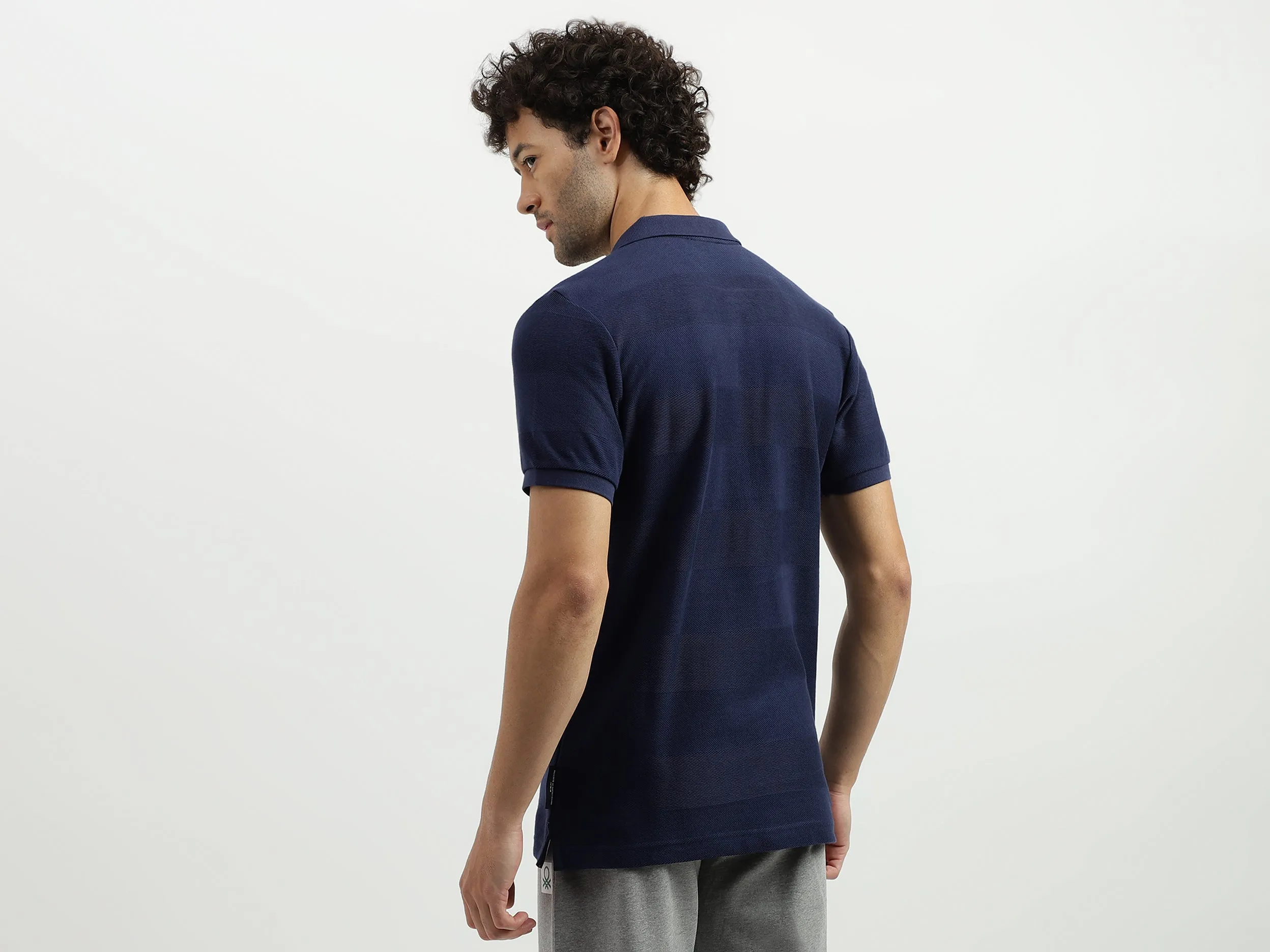 Regular Polo Neck Striped T-shirts